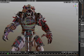 fur3d avatar vrchat rig,human ai rig for livestream,52 arkit,facial,control rig