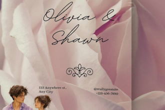 provide elegant, editable canva wedding invitation templates