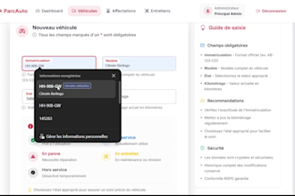 develop a vehicle fleet maintenance system using PHP and mysql