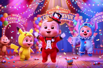 create kids learning videos for youtube channel, educational animation for kids