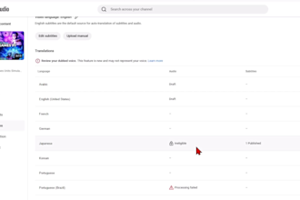 manage your youtube channel