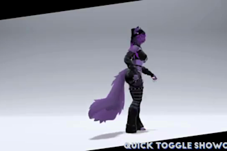 fix, edit, pro rig vrchat face tracking, arkit 52blendshape, mmd model, koikatsu
