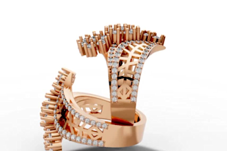 do 3d jewelry cad design and high quality render