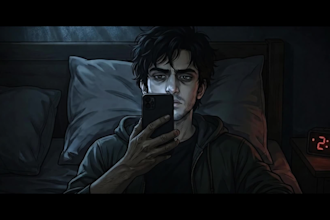 create cinematic 2d horror animation videos and stories