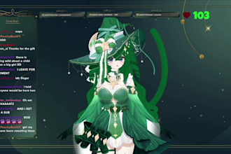 design and rig live 2d vtuber model, 3d vtuber model, live 2d rigging
