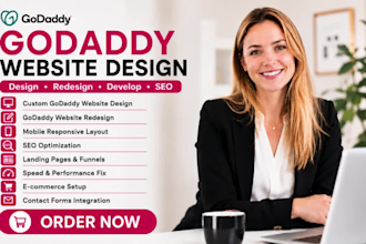godaddy website design godaddy redesign develop godaddy website godaddy SEO