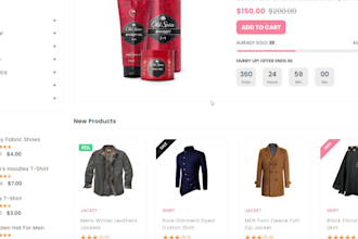 create a professional web design or ecommerce