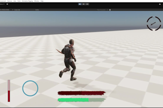 set up a complete unity hud system