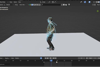 import bone to your 3d character,animate 3d,auto rig pro,ikfk,mannequin skeleton