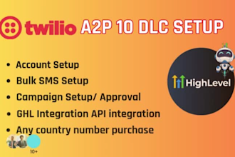 do twilio ghl a2p 10dlc, campaign, SMS, integration campaign approval, bulk SMS