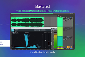 mix and master your hip hop or electronic music