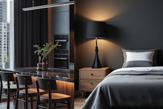 create 3d visualization and interior design concepts