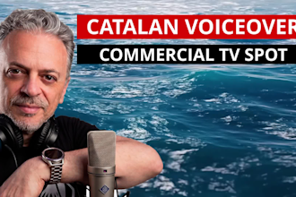 be your male catalan voice over for TV, radio and online ads