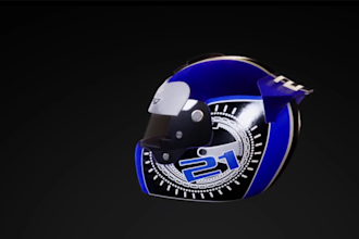 design photorealistic 3d bike, bicycle and helmet for brands