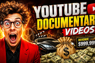edit cinematic history documentary videos for youtube channels