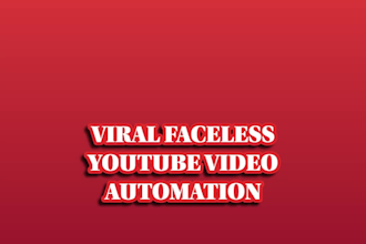 create viral faceless youtube automation cash cow videos with script, voice over