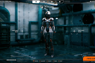 design game UI UX, hud, menus, animation for unreal engine or unity game