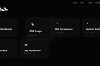 develop a personal portfolio using react, HTML, CSS and threejs