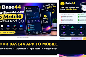convert your base44 app to android and ios with capacitor and publish
