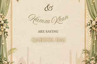 design elegant digital invitation video and invitation image