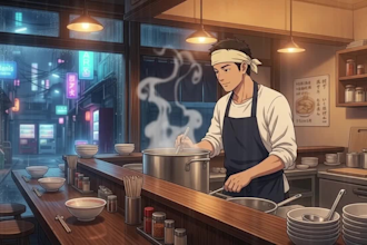 professional 2d gif animation and lofi art loop