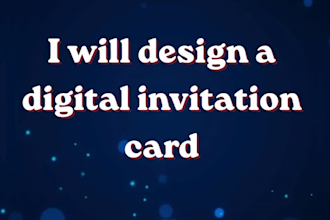 create a modern invitation cards
