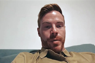 human male spokesperson video presenter actor testimony review spokesman ugc ads