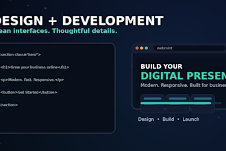make interactive websites for your personal or buisness