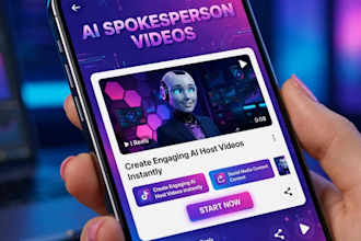 create an ai spokesperson video for your business