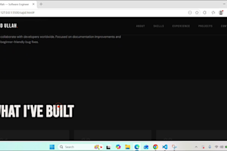 build a modern responsive frontend website
