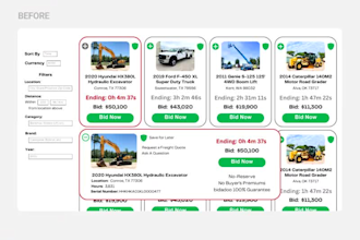 design an equipment rental website with online booking and payment system