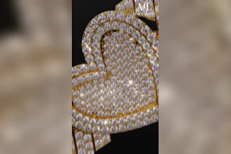 design hip hop jewelry cad for iced pendants chains and grillz