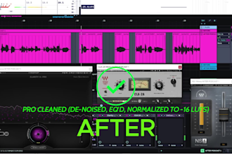 edit and master your podcast to broadcast quality