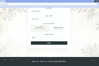 create your wedding website