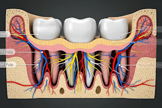 create professional 3d dental animation, orthodontic and dental implant surgery