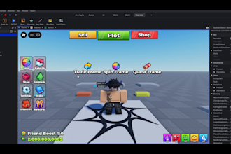 do roblox full game creation, steal a brainrot, grow a garden or simulator game