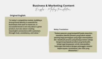 translate english to malay and malay to english professionally