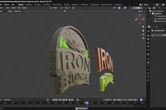 create custom assets for 3d printing stl 3mf stp files