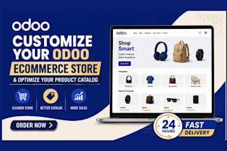 be your odoo expert redesign odoo landing page customize odoo ecommerce store