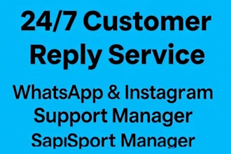 be your whatsapp and instagram customer support manager