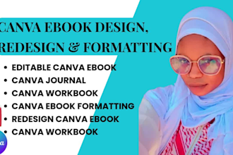 redesign format edit canva ebook,canva ebook design,canva flyer,canva journal