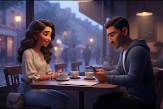 create 3d pixar animation, pixar animation video, 3d animation, pixar character