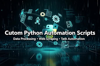 create custom python scripts