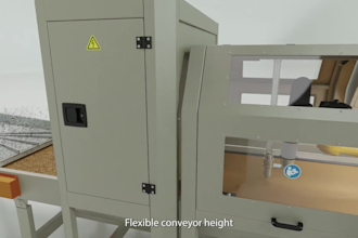 create 3d factory automation robotics conveyor system industrial animation