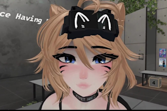 create fix custom vrchat avatar, 3d character model, nsfw vr character