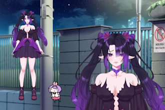 design live 2d vtuber model anime vtuber model vtuber outfit male female vtuber