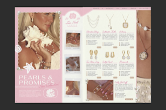 design a professional product catalog or sell sheet