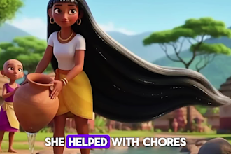 create traditional african folktales storytelling youtube video
