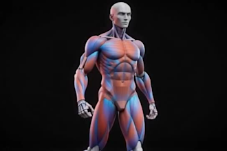 rig animate and render your 3d character in blender for games and animation