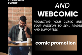 do webcomic promotion, webtoon tapas wattpad manga comic marketing